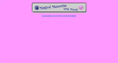 Desktop Screenshot of magicalmemorieswithmandy.com